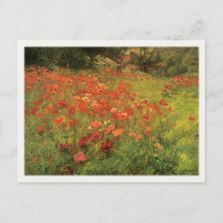 Postcard with John Ottis Adams Painting