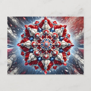 Postcard with Norway Colours Design