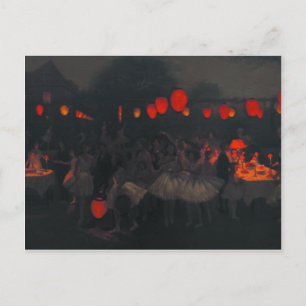 Postcard with Thomas Cooper Gotch Painting