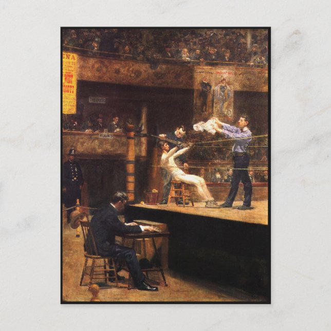Postcard With Thomas Eakins Painting (Front)