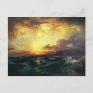 Postcard With Thomas Moran Painting