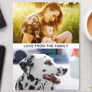 Postcard Your 2 Photos & Message