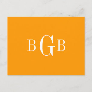 POSTCARD - your monogram
