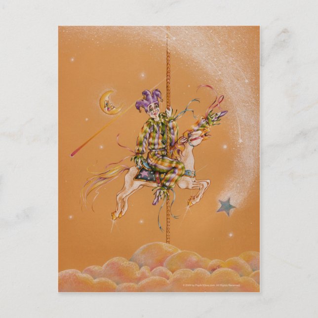 Postcards - Carousel Jester (Front)