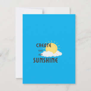 Postcards Create Your Own Sunshine