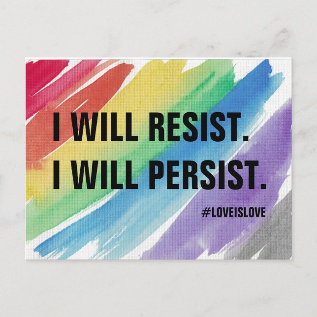 Postcards for the Resistance - Love is Love (Front)