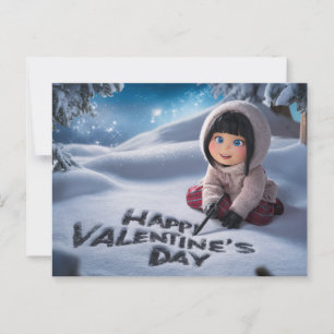 Postcards happy valentine's day 