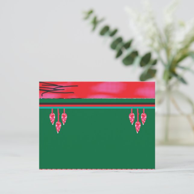 Postcards | Holiday | Custom | Festive Design (Standing Front)