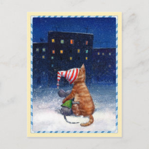 Postcards_Looking at the city lights Postcard