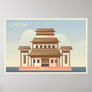 Postcards of China Poster