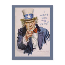 Postcards to Voters UNCLE SAM November 6