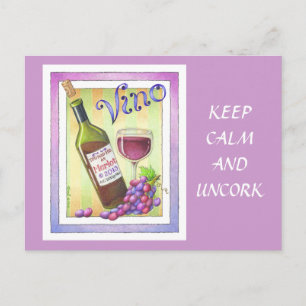 POSTCARDS - VINO! You Had Me at MERLOT!