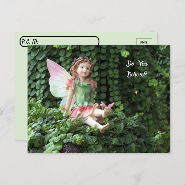 Postcrossing Beautiful Fairy Postcard (Front/Back)