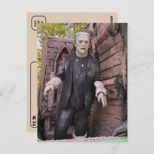 Postcrossing - Frankenstein's Monster Postcard  (Front/Back)