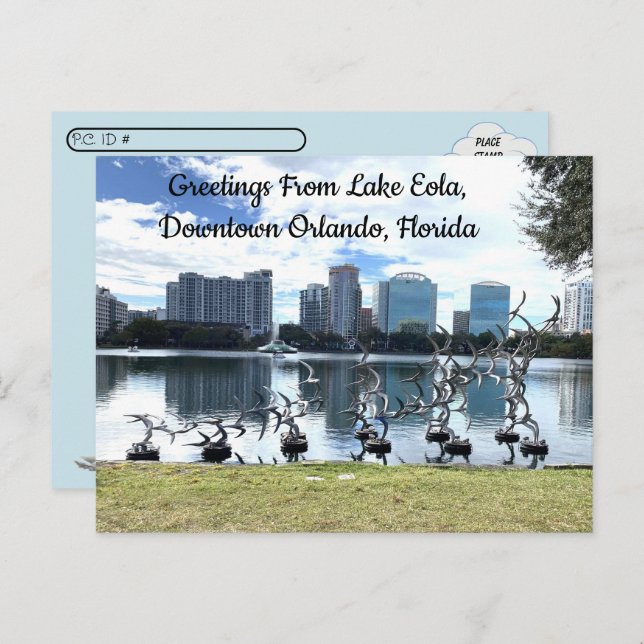 Postcrossing -Greetings from Orlando, Florida  Postcard (Front/Back)