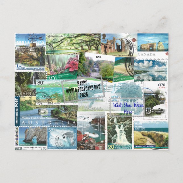 Postcrossing - Happy World Postcard Day 2025  (Front)
