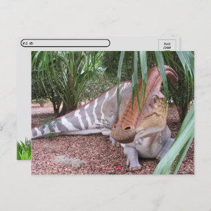Postcrossing Parasaurolophus - Dinosaur - Postcard