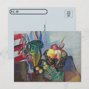 Postcrossing - Still Life Painted by Ben Benn Postcard