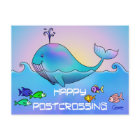 Postcrossing Whale - Postcard
