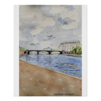 Poster 20"x25" Trent Bridge Nottingham