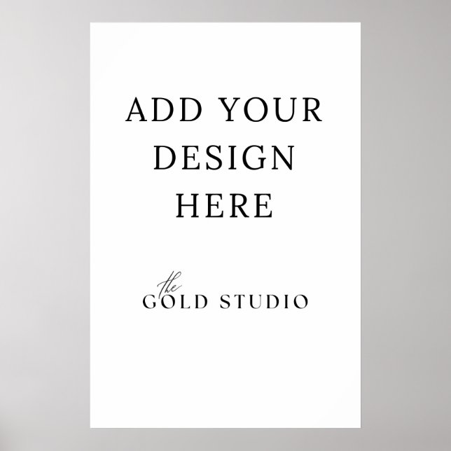 Poster 20 x 30 inch Blank Template (Front)