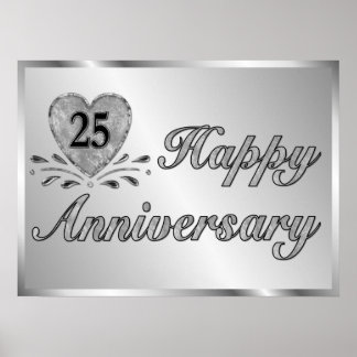 Poster - 25th Anniversary - Silver