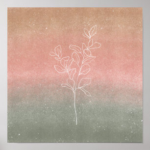 Poster 30.5cm x 30.5cm - Leaves