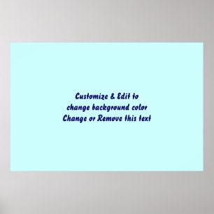 Poster 36" X 24" Blank add your image and text