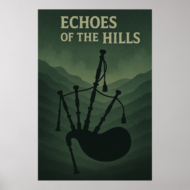 Poster 43, Echoes of the Hills, Vintage Art (Front)