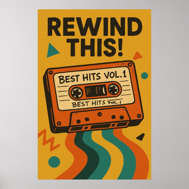 Poster 7, Rewind This!, Vintage (Front)