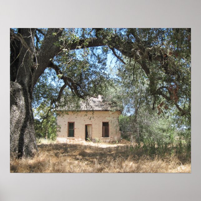 Poster: Abandoned House on 46 W in Paso Robles Poster (Front)