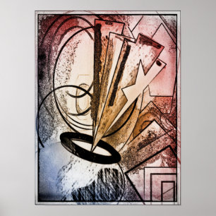 Poster, abstract art poster