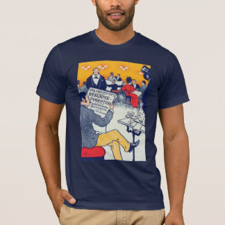 Pøster ad navy T-Shirt
