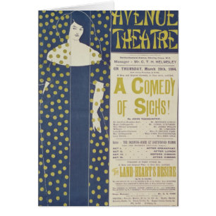 Poster advertising A Comedy of Sighs