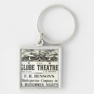 Poster advertising 'A Midsummer Night's Dream' Key Ring
