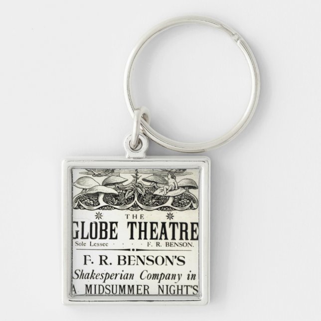 Poster advertising 'A Midsummer Night's Dream' Key Ring (Front)
