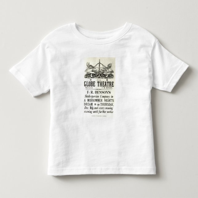 Poster advertising 'A Midsummer Night's Dream' Toddler T-Shirt (Front)