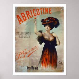 Poster advertising 'Abricotine', made by P. Garnie