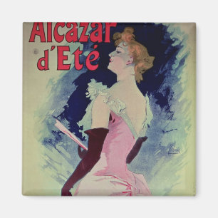 Poster advertising "Alcazar d'Ete" Magnet