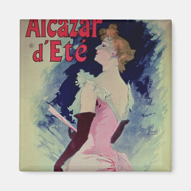 Poster advertising "Alcazar d'Ete" Magnet (Front)