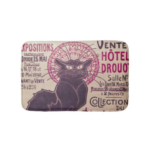 Poster advertising an exhibition bath mat