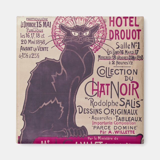 Poster advertising an exhibition magnet (Front)