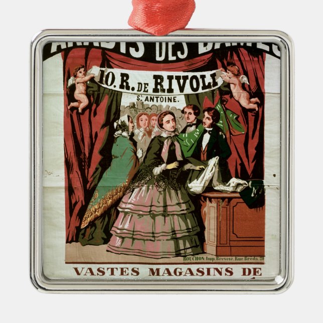 Poster advertising 'Au Paradis des Dames' Metal Tree Decoration (Front)