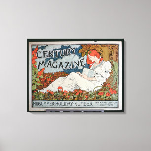 Poster advertising 'Century Magazine', Midsummer H Canvas Print