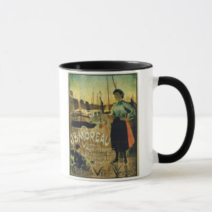 Poster advertising 'Croix de Vie', made by J.B. Mo Mug