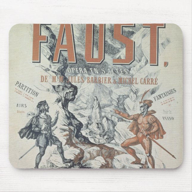 Poster advertising 'Faust' Mouse Pad (Front)