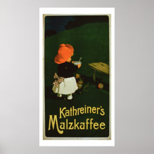 Poster advertising for 'Kathreiner's Malt Coffee'