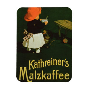 Poster advertising for 'Kathreiner's Malt Coffee' Magnet