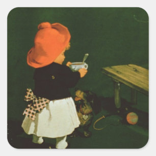 Poster advertising for 'Kathreiner's Malt Coffee' Square Sticker