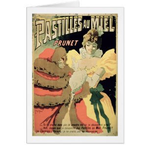 Poster advertising 'Honey Pastilles' by Prunet, Pa